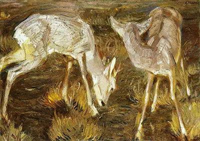 Deer at Dusk Franz Marc